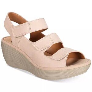 Clarks Women's Reedly Juno Wedge Sandal Sz. 7.5